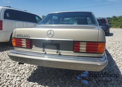 1986 Mercedes-Benz 420 Sel из США, поврежденный, VIN WDBCA35D2GA246302